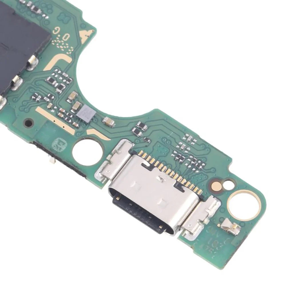 For TECNO Pop 7 Pro 4G BF7 Dock Connector Charging Port Flex Cable Repair Part (Without Logo) - 4