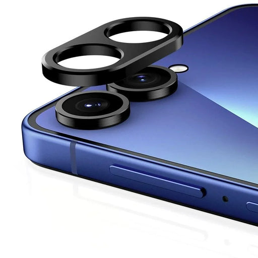 WANLONFENG For Samsung Galaxy Z Flip7 5G Metal Camera Lens Protector  LHJ Series Integrated Lens Film - Black - 1