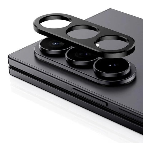 WANLONFENG For Samsung Galaxy Z Fold7 5G Metal Camera Lens Protector  LHJ Series Integrated Lens Film - Black - 1