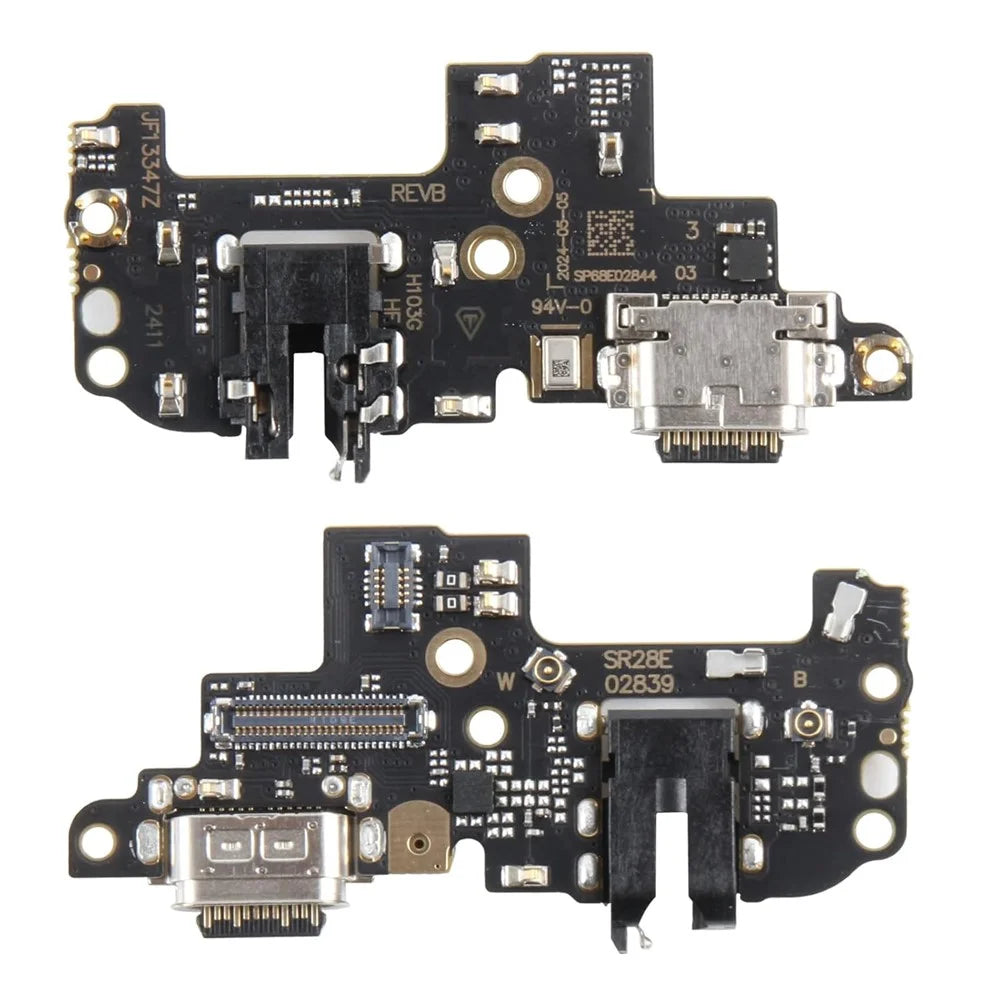For Motorola Moto G Stylus 5G (2024) XT2419-2 XT2419-1 XT2419 Dock Connector Charging Port Flex Cable Repair Part (Without Logo) - 1