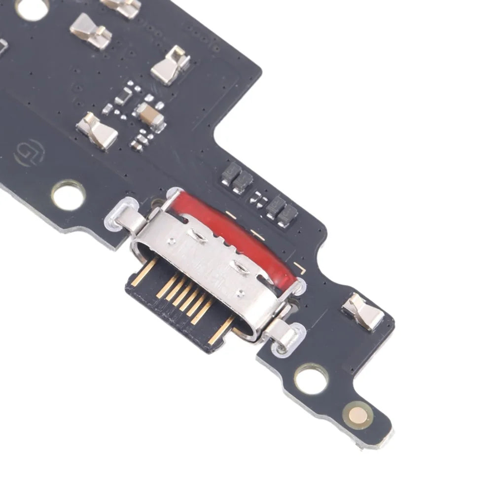 For Motorola Moto G Play (2024) 4G Dock Connector Charging Port Flex Cable Repair Part (Without Logo) - 4