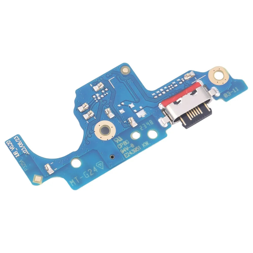 For Motorola Moto G24 4G XT2423-1 Dock Connector Charging Port Flex Cable Repair Part (Without Logo) - 3