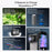 APEXEL APL-MS300 300X Microscope Phone Lens Attachments Clip-On Magnifier with Tri-Color LED Lighting - 4