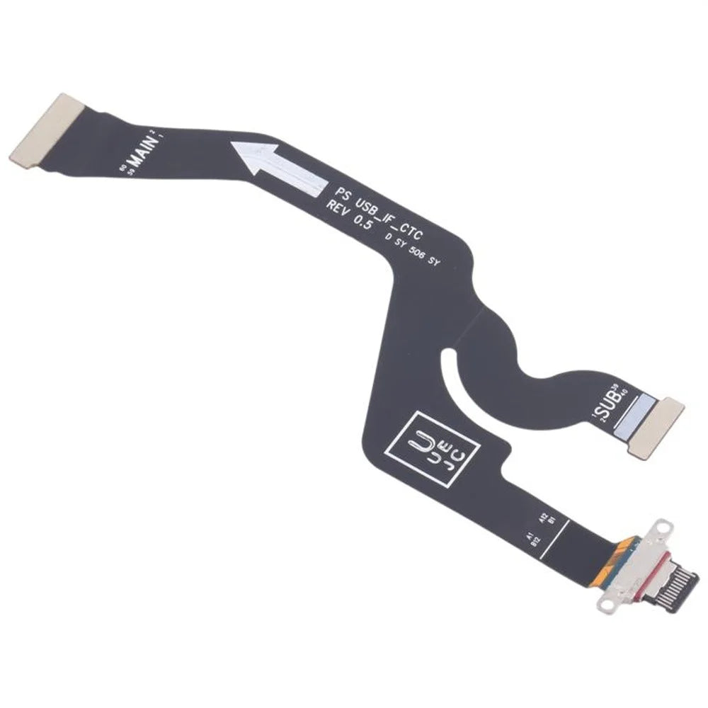 For Samsung Galaxy S25 Edge S937 OEM Charging Port Flex Cable Replacement Part (without Logo) - 2