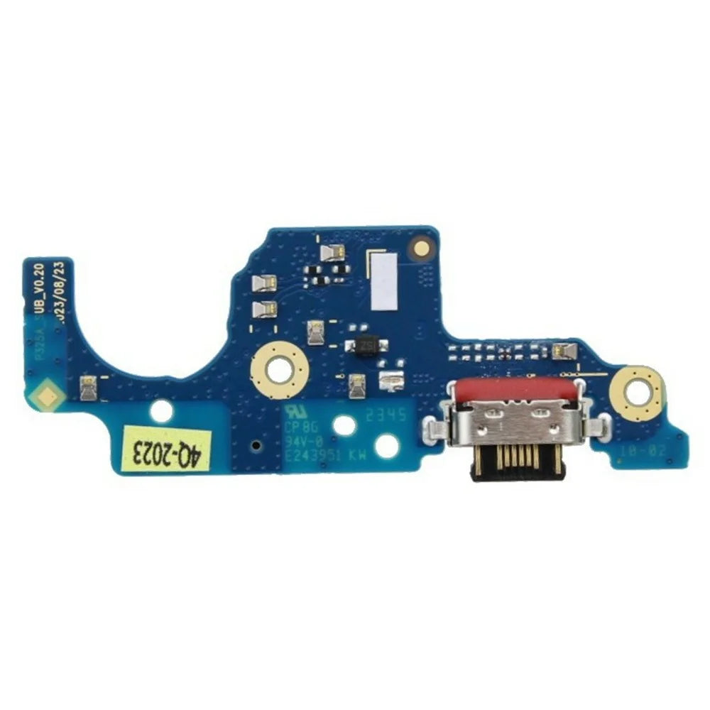 For Motorola Moto G24 Power Dock Connector Charging Port Flex Cable Repair Part (Without Logo) - 1