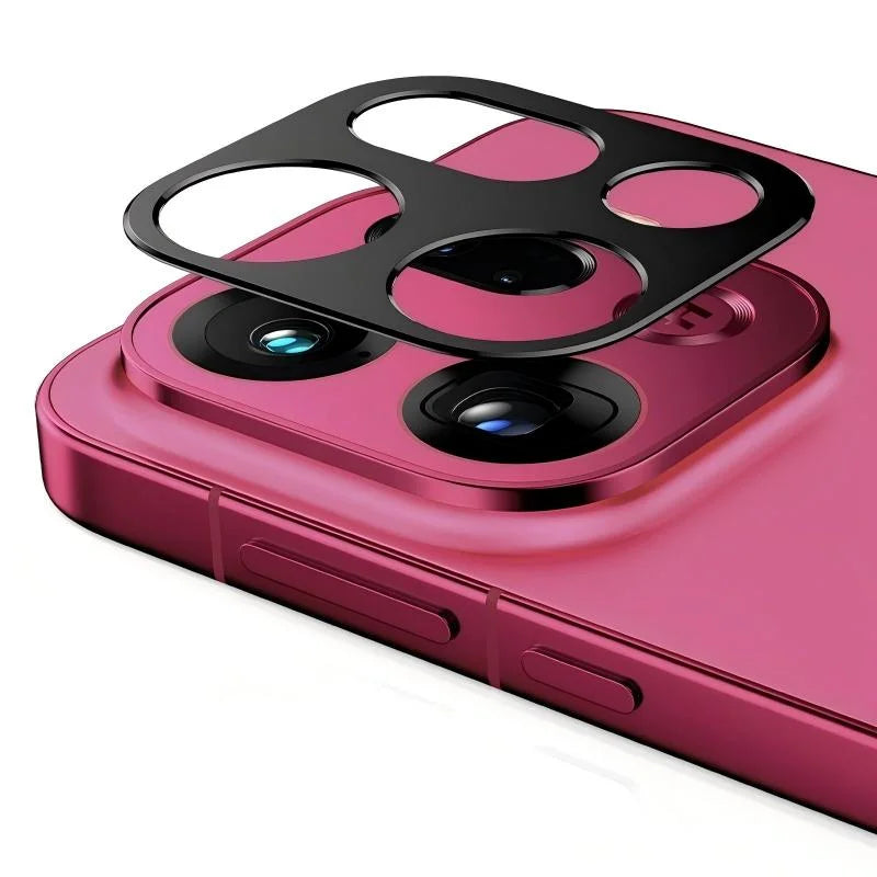 WANLONFENG For Oppo Find X9 Pro 5G Metal Camera Lens Protector  LHJ Series Integrated Lens Film - Black - 1