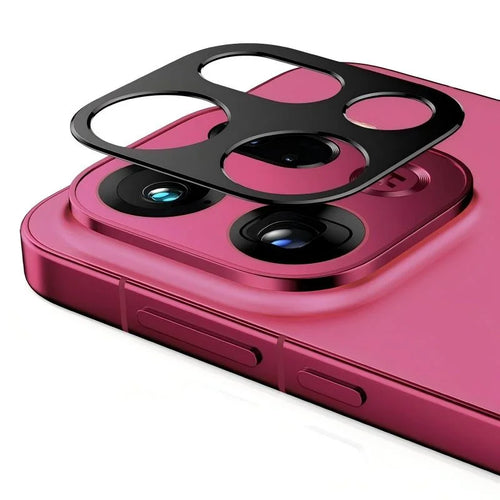 WANLONFENG For Oppo Find X9 Pro 5G Metal Camera Lens Protector  LHJ Series Integrated Lens Film - Black - 1