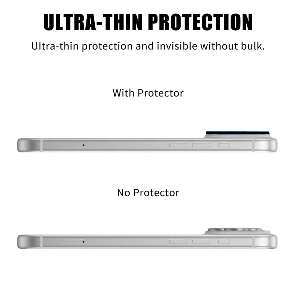 For iPhone 17 Pro Max Full Cover Camera Lens Protector High Definition Anti Fingerprint AR Tempered Glass Lens Film - Transparent - 3