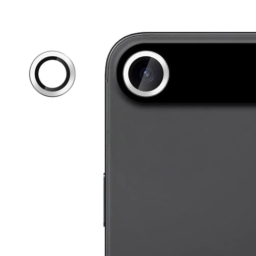 For iPhone Air Camera Lens Protector Ultra Thin CD Vein HD 9H Tempered Glass Lens Film - Silver - 1