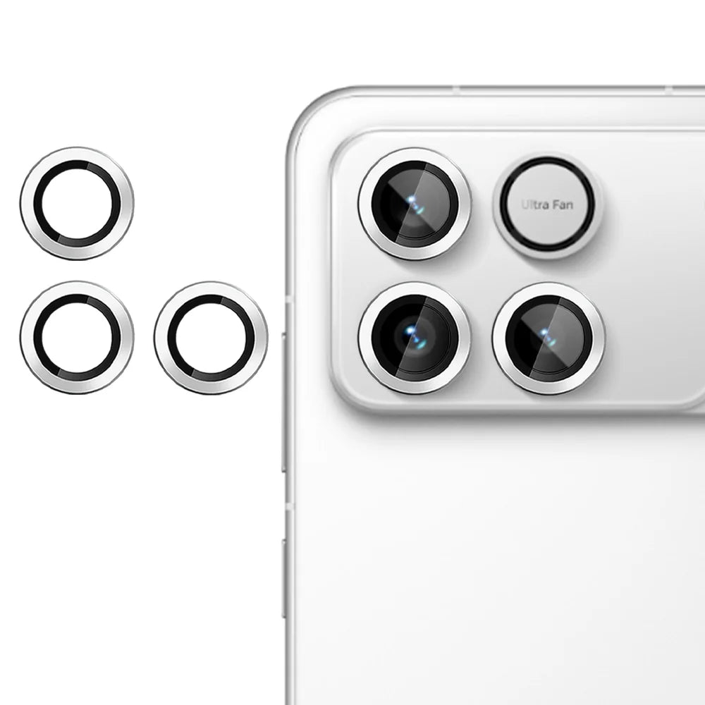 For Honor Win 5G Camera Lens Protector Ultra Thin CD Vein HD 9H Tempered Glass Lens Film - Silver - 1