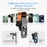 APEXEL APL-TM5-10X Phone Camera Lens Kit 5-10X Optical Zoom Telephoto Lens Caps Clamp Set for Concert Photography Wildlife Observation - Black - 6