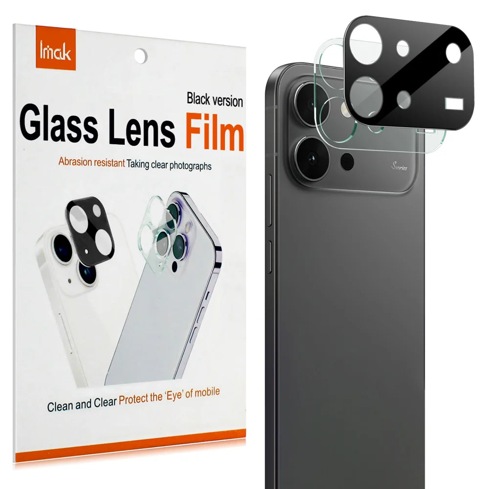 IMAK for vivo S60 Vitality Tempered Glass Full Cover Lens Film + Acrylic Cap - Black - 2
