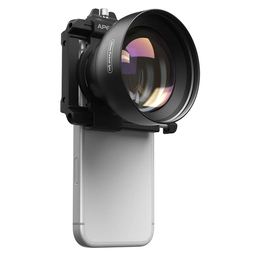 APEXEL APL-PL2X 50mm F1.05 2X Telephoto Portrait Lens with Universal Clip for Mobile Phone - 1