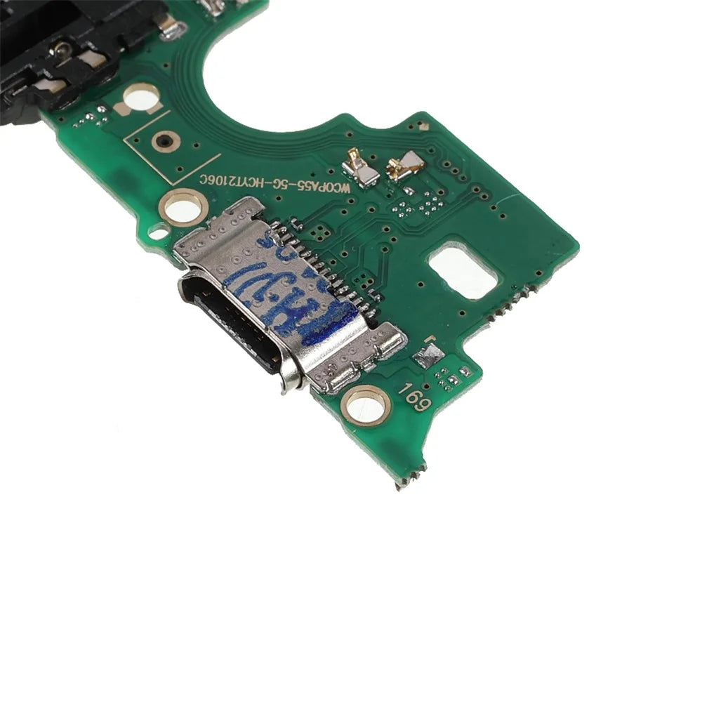 Charging Port Dock Board Connector Flex Cable Replacement Part for Oppo A55 5G - 5