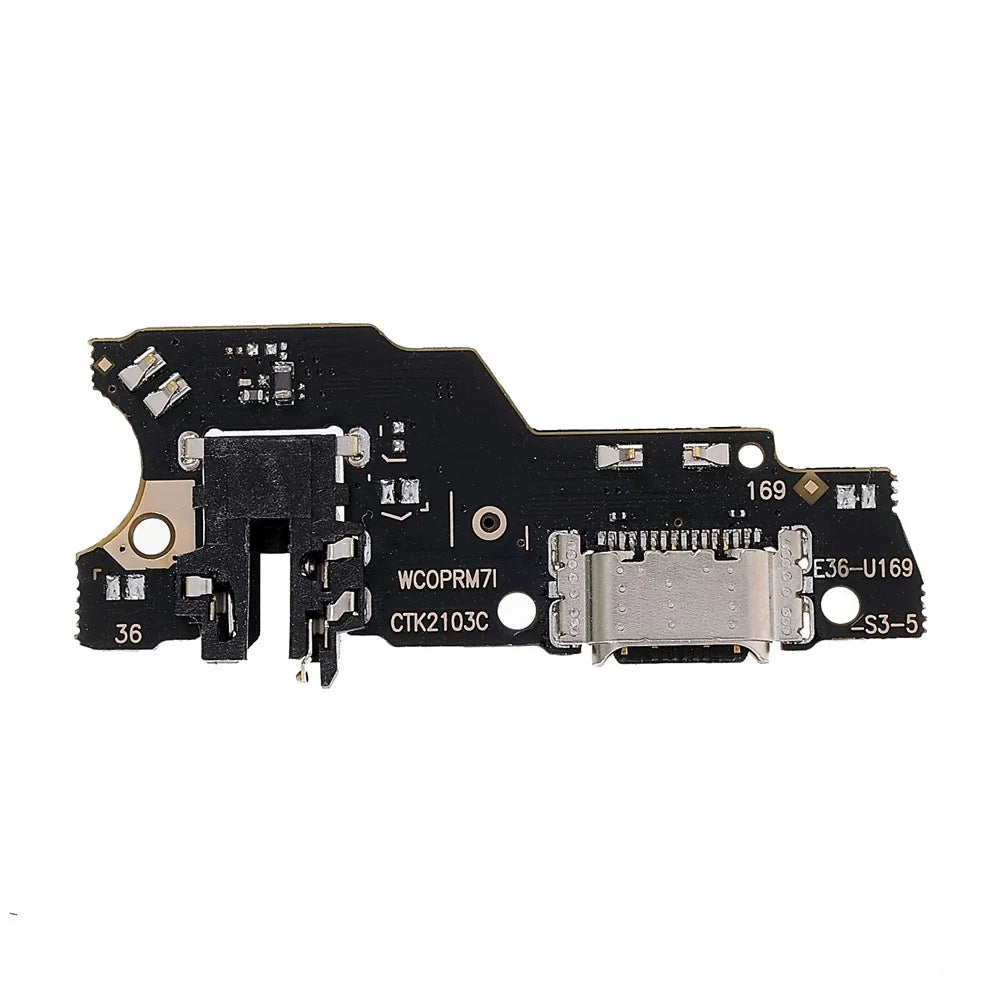 For Realme C17 RMX2101 / 7i (Asia) RMX2103 Charging Port Flex Cable Replacement Part (without Logo) - 1