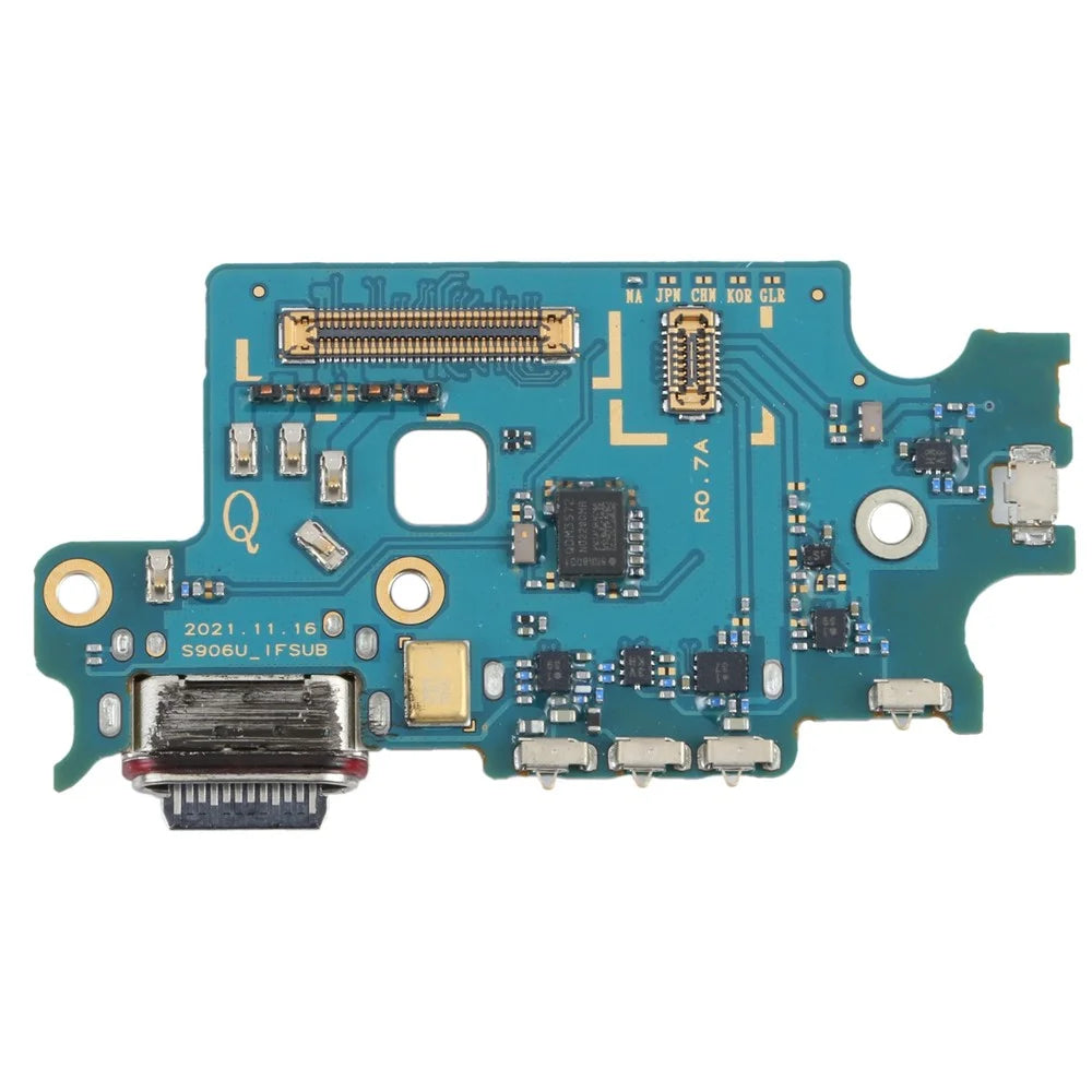 For Samsung Galaxy S22+ 5G S906U OEM Charging Port Flex Cable Replacement Part (Without Logo) - 1