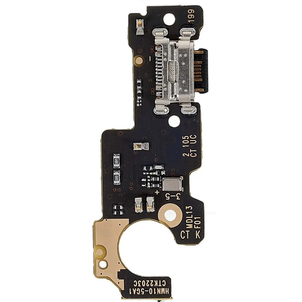 For Xiaomi Redmi Note 10 5G/Redmi Note 10T 5G/Poco M3 Pro 5G Assembly Charging Port Flex Cable Replacement Part (Support Fast Charging) (without Logo) - 1