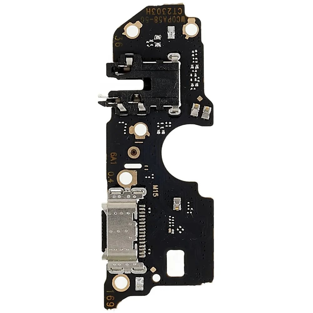 For Oppo A58 5G Dock Connector Charging Port Flex Cable Replacement (without Logo) - 2