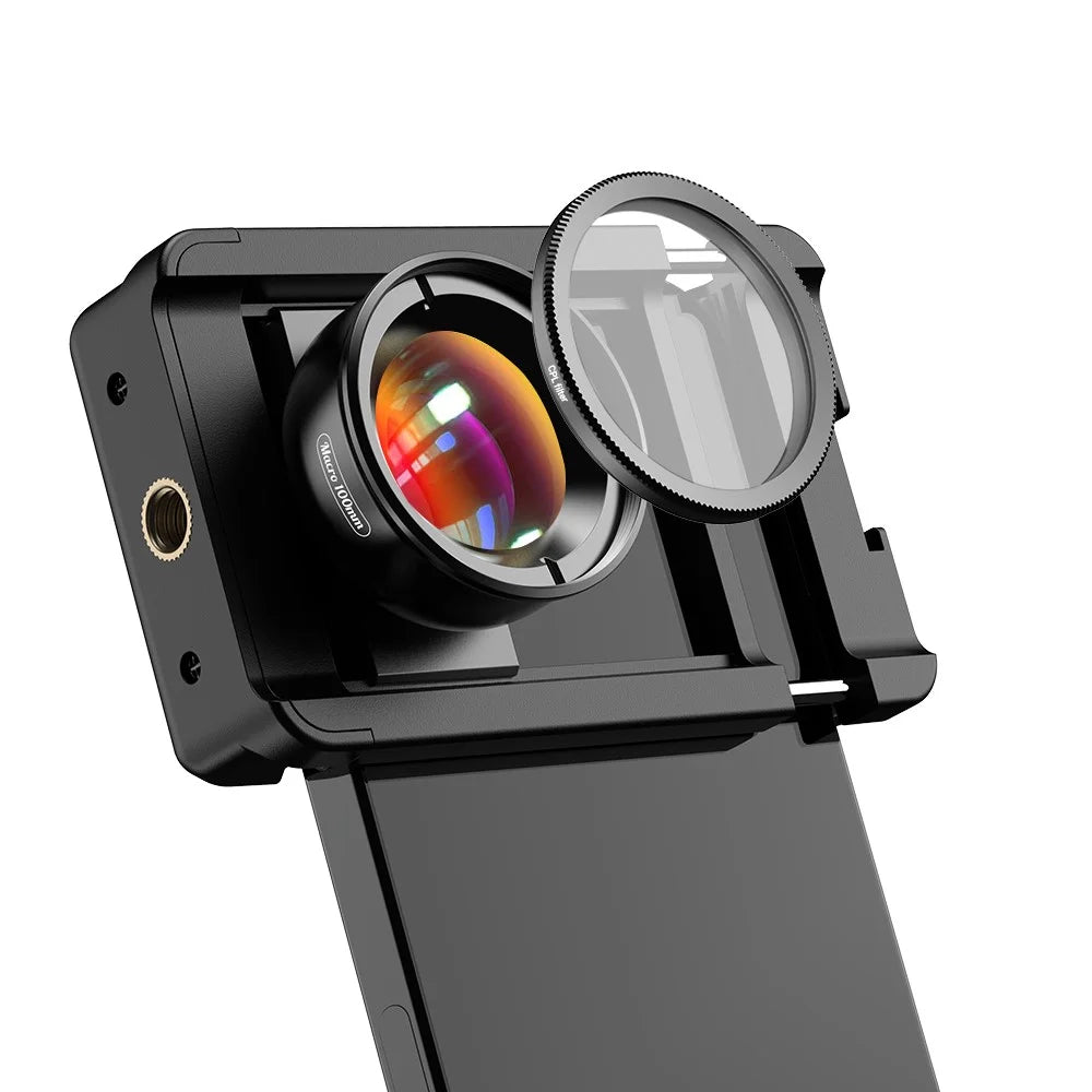 APEXEL APL-HB100CPL Macro Lens Kit for Phone, 10X Macro Lens + CPL Filter Phone Lens Attachment - 3