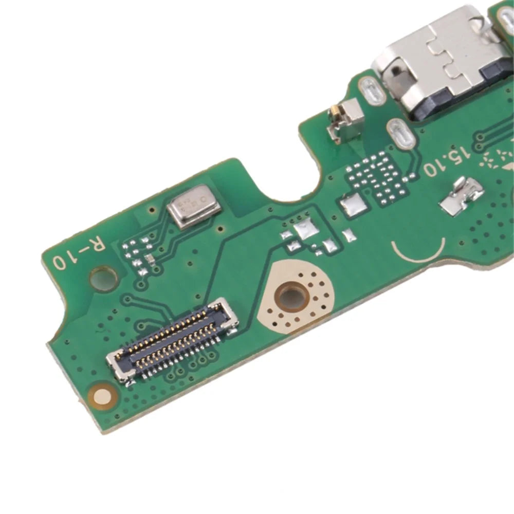 For Tecno Spark 7T 4G KF6p Dock Connector Charging Port Flex Cable Replacement Part (without Logo) - 4