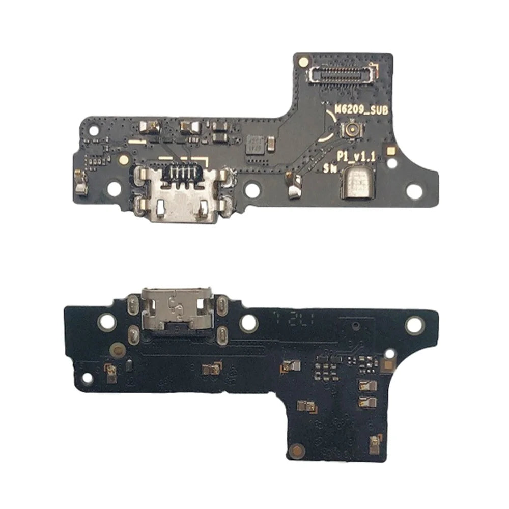For Alcatel 1S (2021) 6025 Dock Connector Charging Port Flex Cable Replacement Part (without Logo) - 1