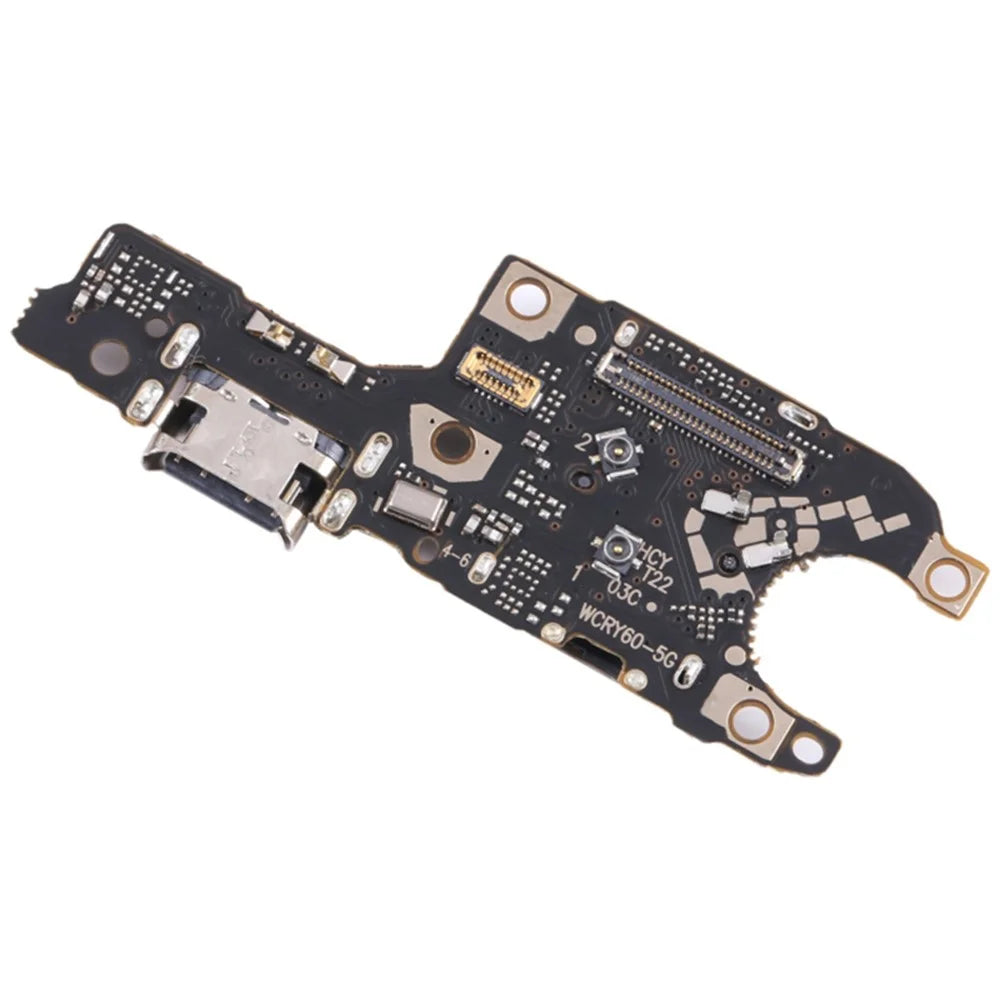 For Honor 70 5G Dock Connector Charging Port Flex Cable Replacement Part (without Logo) - 1