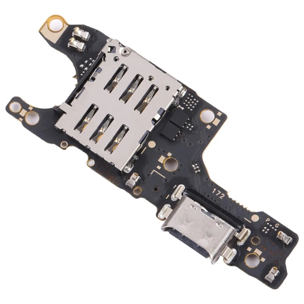 For Honor 80 5G Dock Connector Charging Port Flex Cable Replacement Part (without Logo) - 1