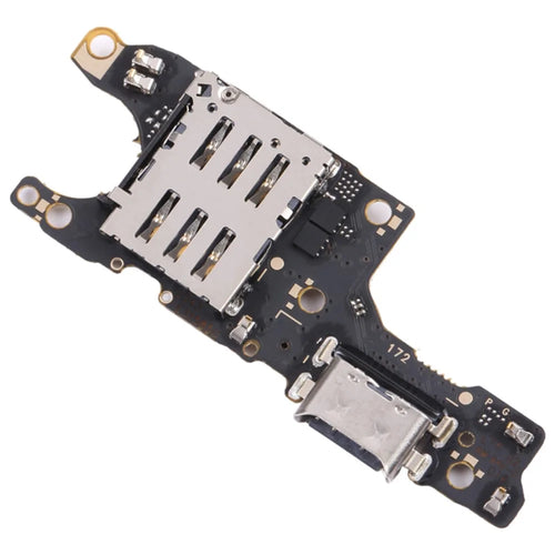 For Honor 80 5G Dock Connector Charging Port Flex Cable Replacement Part (without Logo) - 1