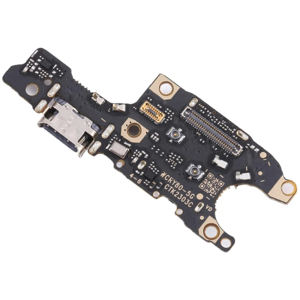 For Honor 80 5G Dock Connector Charging Port Flex Cable Replacement Part (without Logo) - 2
