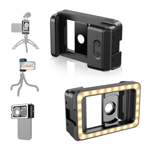 APEXEL APL-FL23 M17-37 LED Video Fill Light Portable Selfie Clip Light with 1 / 4 Thread Port for Phone - 1