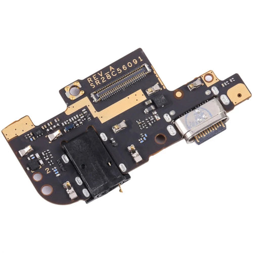 For Motorola Moto G Stylus (2020) Dock Connector Charging Port Flex Cable Replacement Part (without Logo) - 1
