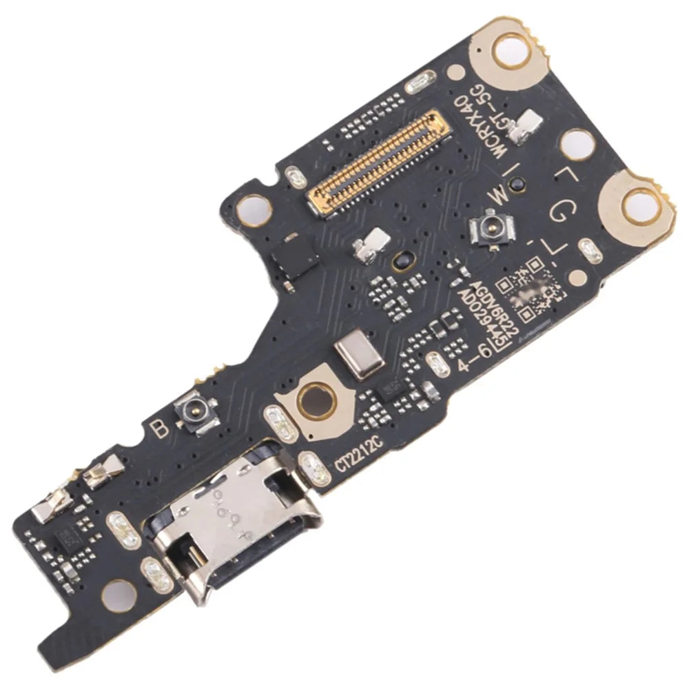 For Honor X40 GT 5G Dock Connector Charging Port Flex Cable Repair Part (without Logo) - 1