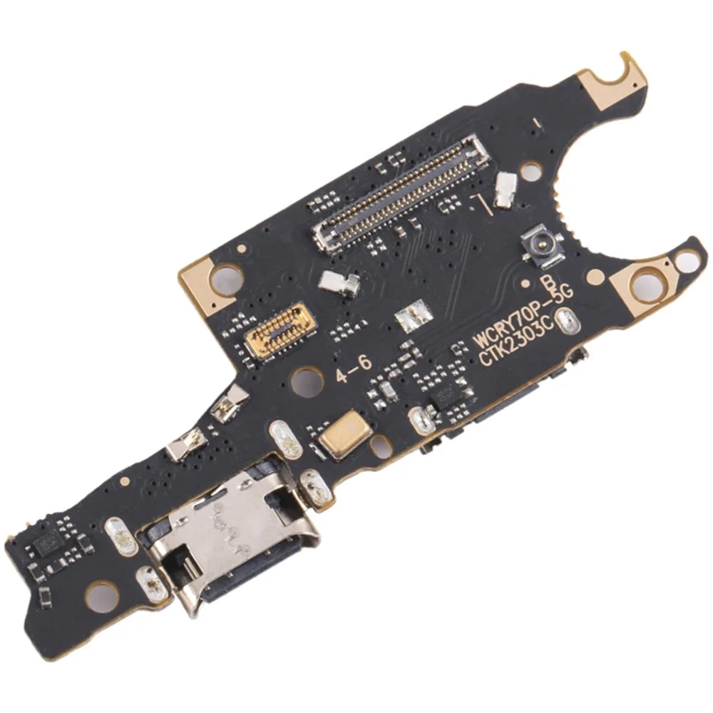 For Honor 70 Pro 5G Dock Connector Charging Port Flex Cable Replacement Part (without Logo) - 1