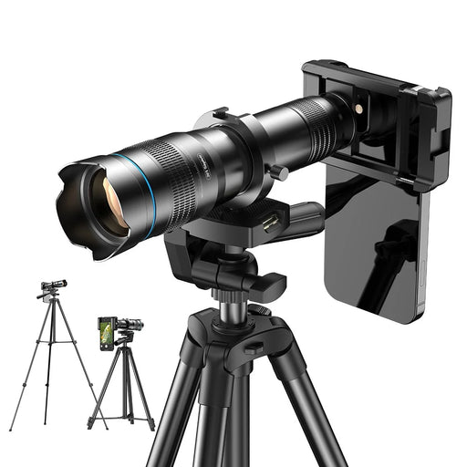 APEXEL APL-36XCR50 Aluminum Alloy 36X Telephoto Lens Phone Camera for Bird Watching Hiking - 1