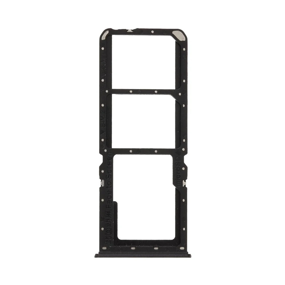 OEM Dual SIM Card + Micro SD Card Tray Holders Part for Oppo A5 (2020) / A9 (2020) (A11X) / A11 - Black - 1