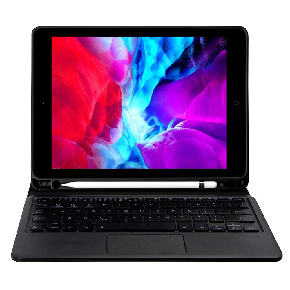 T07B-A Bluetooth-compatible Keyboard with Case for iPad 9.7-inch (2017) / iPad Pro 9.7 inch (2016) / iPad 9.7-inch (2018) / iPad Air 2 / iPad Air (2013) - Black - 2