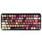 AJAZZ 308I Wireless Bluetooth-compatible Keyboard 84 Keys Retro Round Keycaps Mini Keyboard - 1