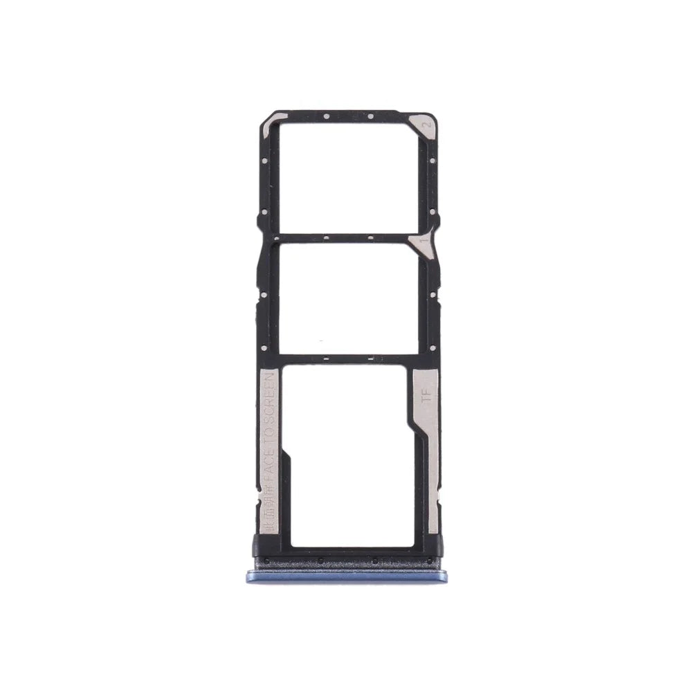 OEM SIM + Micro SD Card Tray Holder for Xiaomi Redmi Note 9S / Note 9 Pro 4G - Grey - 1
