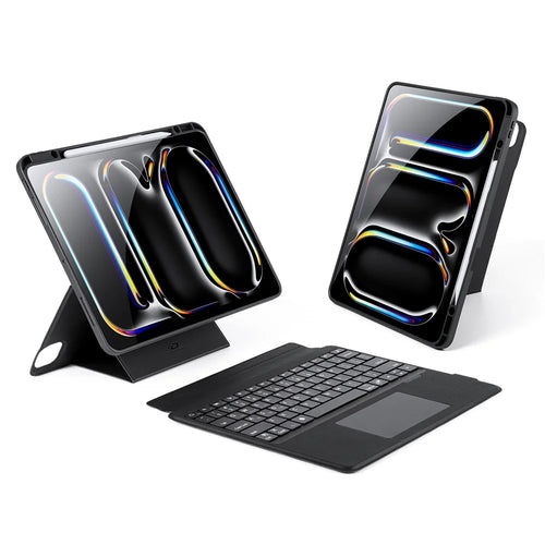 DUX DUCIS For iPad Pro 13 (2025) / 13 (2024) Stand Leather Cover with Detachable Bluetooth-compatible Keyboard - 1