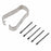 5Pcs Touch Stylus Tips with Clip (Without Logo) for Samsung Galaxy Note10 N970 N971 / Note10 Lite 4G N770 / Note 10 Plus 4G N975 5G N976 -  Black - 1