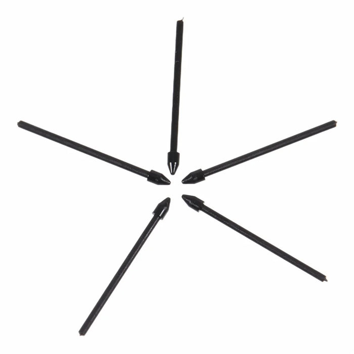 5Pcs Touch Stylus Tips with Clip (Without Logo) for Samsung Galaxy Note10 N970 N971 / Note10 Lite 4G N770 / Note 10 Plus 4G N975 5G N976 -  Black - 2