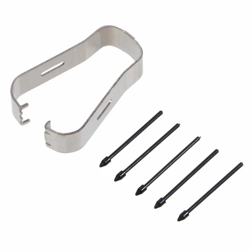 5Pcs Touch Stylus Tips with Clip (Without Logo) for Samsung Galaxy S21 Ultra 5G G998 / S22 Ultra 5G S908 / S23 Ultra S918 / S24 Ultra S928 -  Black - 1