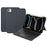 T13B-AS For iPad Pro 11 (2024) Pen Slot Design Rotation Shaft Stand Leather Tablet Cover + Backlit Touchpad Bluetooth-compatible Keyboard - 1