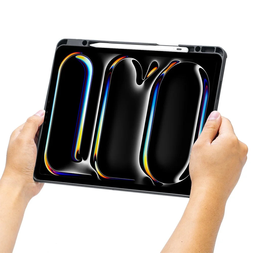 T14B-AS For iPad Pro 13 (2025) / (2024) Rotation Shaft Stand Leather Tablet Protection Cover + Backlit Touchpad Bluetooth-compatible Keyboard - 6