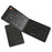 B203 Portable Bi-Fold Bluetooth-compatible Keyboard Universal Laptop Tablet Phone Wireless Keyboard - Black - 1