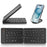 B203 Portable Bi-Fold Bluetooth-compatible Keyboard Universal Laptop Tablet Phone Wireless Keyboard - Black - 2