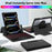 TP-5011D For iPad Air 11 (2026) / (2025) / (2024) / Air (2020) / (2022) Magnetic Detachable Bluetooth-Compatible Keyboard Leather Case with RGB Backlight - 2
