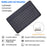 For Samsung Galaxy Tab A 10.1 (2019) Detachable Bluetooth-compatible Keyboard Leather Cover with S Pen Holder - Black - 3