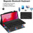 For Samsung Galaxy Tab A 10.1 (2019) Detachable Bluetooth-compatible Keyboard Leather Cover with S Pen Holder - Black - 5