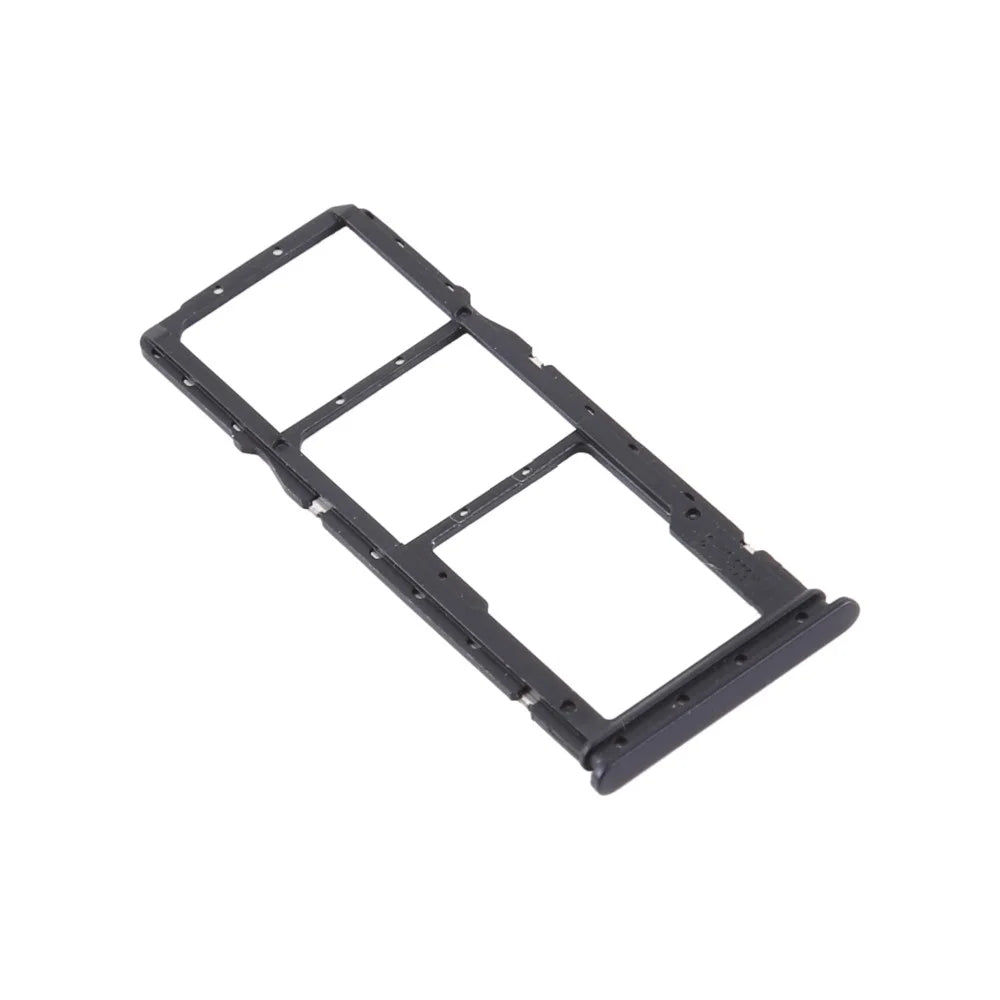 OEM SIM + Micro SD Card Tray Holder for Xiaomi Redmi 9A - Black - 1